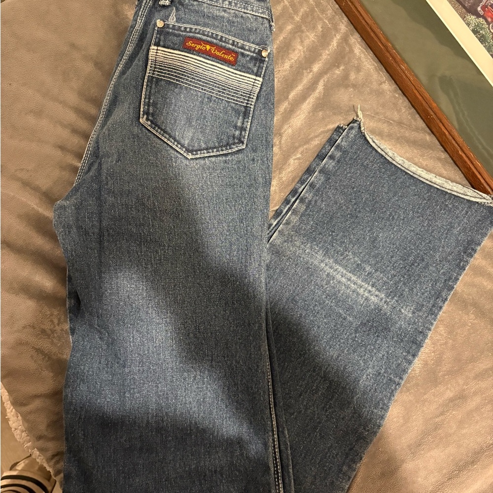 Sergio Valente Blue Straight Jeans vintage 80s